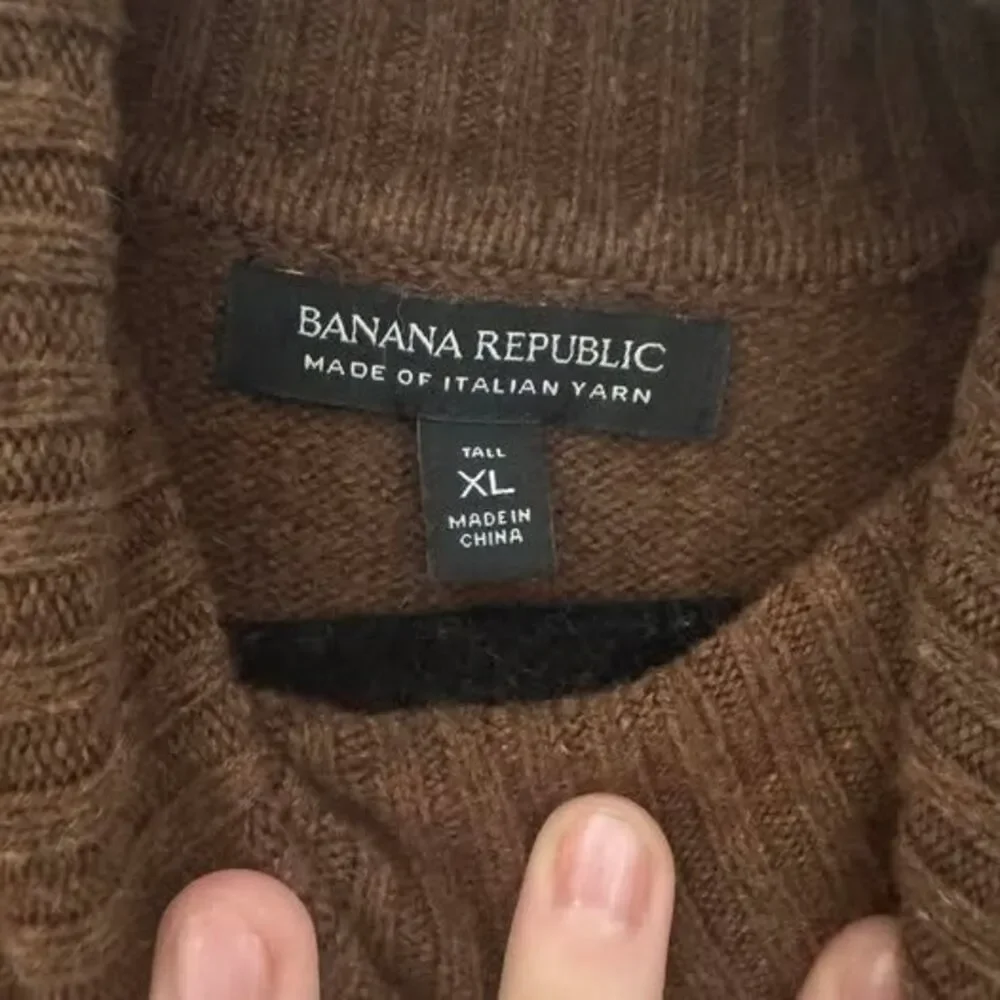 Banana Republic Merino Wool Turtleneck Sweater XL Tall